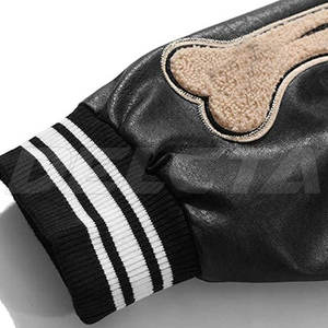 Veste de Baseball en Chenille Brodée Coupe-Vent Vente Chaude Respirante Veste de Baseball en Chenille Brodée - Product Image 4