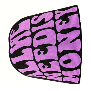 Nouveau bonnet en tricot jacquard multicolore à revers, design professionnel personnalisé, facile à porter pour le froid et les voyages - Product Image 6