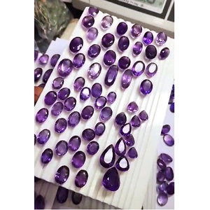 พลอยสีม่วงธรรมชาติขนาด10มม. ถึง25มม. จำนวน280ชิ้นสำหรับลูกแพร์ทรงรี2955 CTS Lot iroc ขายคุณภาพสูงตัดหลวมอัญมณี504 $ เรา - Product Image 2