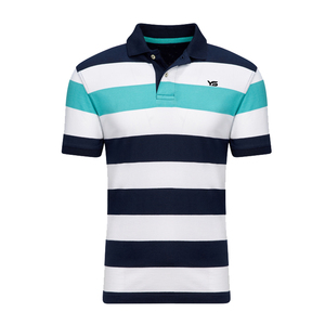 เสื้อโปโลผ้า40% สแปนเด็กซ์สำหรับผู้ชายเสื้อโปโลผ้าคอตตอน60% คุณภาพสูงปักโลโก้บนเสื้อโปโลแบบไม่มีลาย - Product Image 6