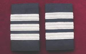 Épaulettes de grade de sergent de la Fédération Yougoslave, Vodnik SFRJ, Yougoslavie, JNA, Épaulettes de grade de capitaine de corvette de la marine, Civil - Product Image 4