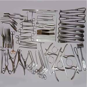 Juego de 78 Piezas de Instrumentos Quirúrgicos Ortopédicos Espinales para Craneotomía y Laminectomía Básicas, de Acero Inoxidable de Grado Quirúrgico, Autoclavables, SOA - Product Image 1