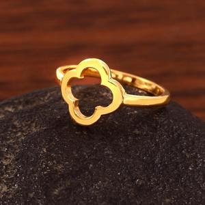 Anillo de banda Clavo clásico chapado en oro ligero de 14K de oro macizo certificado para mujer, ideal para bodas y fiestas - Product Image 3
