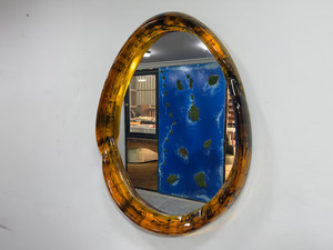 Miroir mural en bois et résine de grande qualité à prix raisonnable pour la décoration intérieure contemporaine - Product Image 6