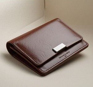 กระเป๋าเดินทางใบสั้นหนังแท้สำหรับผู้หญิงเคสใส่หนังสือเดินทางปรับแต่งโลโก้ได้ - Product Image 3