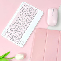 MAIZ Mini BT Wireless Keyboard JP-004 Scissor Switch Plastik Warna Baru Surtido untuk iPad Mini
