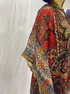 100% Bông Phụ Nữ Ăn Mặc Kaftan Trong Đồng Bằng In Có Thể Được Tùy Chỉnh Chất Liệu Phong Cách Màu Sắc In Kích Thước Sản Xuất Tại Ấn Độ Mumbai - Product Image 2