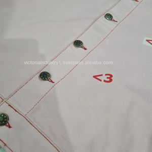 Ensemble pantalon en denim lavé pour dames en sergé à la mode Veste en toile pour hommes Vestes en jean rose pour femmes - Product Image 3