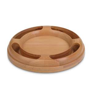 Bol d'alimentation en bois personnalisé pour animaux de compagnie avec finition polie pour la vaisselle et les cadeaux - Product Image 3