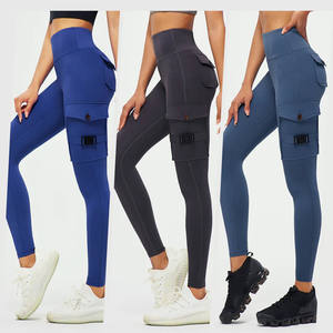 Trending <b>Leggings</b> <b>With</b> <b>Pockets</b> Sports Wear High Waisted Gym Wear Cargo Fitness Women Scrunch Butt Lift Workout Yoga <b>Leggings</b> - Product Image 4