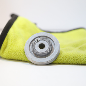 Conector de brida de aluminio de precisión mecanizado CNC personalizado, accesorio de disco roscado, superficie pulida, servicios de fundición estándar ISO - Product Image 3