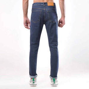 Gran oferta, pantalones vaqueros rectos de alta calidad para hombre, pantalones informales de talla grande hechos a medida, técnica lavada, ropa de calle, diseño sólido - Product Image 2