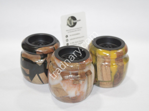 เตาไม้เรซิ่น mubkhoor แบบดั้งเดิมเครื่องหอมใช้ในร่มสำหรับ ramadan Eid tradnary Exim Pvt Ltd - Product Image 6