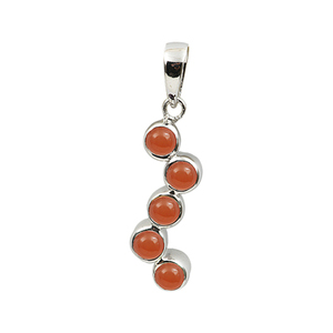 Pendentif en pierres précieuses de haute qualité classique en argent sterling 925 sept chakras en gros en stock prêt à l'emploi à bas prix - Product Image 3