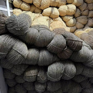 Panier artisanal du Vietnam écologique de style personnalisé artisanat naturel fabriqué à partir de jonc de mer torsadé avec technique brute - Product Image 1