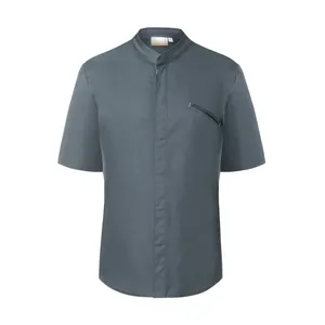 Veste de chef personnalisée au design moderne, outil spécialisé pour le merchandising contemporain - Product Image 3