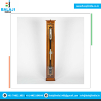 Baromètre de Fortin en tube de verre de haute qualité, portable, largement utilisé, haute précision, mesure la pression atmosphérique selon les normes IP/USP