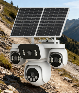 6MP Solar 4G PTZ Outdoor Camera, Four-Lens Design, 10x Zoom, Color Night Vision, IP66 - Product Image 1