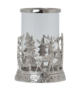 Style moderne design ouragans métal fait à la main argent fini arbre de noël Reeinder table décor à la maison ouragans élégants - Product Image 1