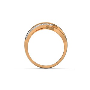 Anillo de Diamante Cultivado en Laboratorio con Certificación IGI, Alta Calidad, Oro Rosa de 10k/14k, Anillo de Compromiso para Mujer, Ideal para Fiestas - Product Image 3