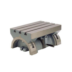 Table inclinable en fonte avec structure en acier, composants principaux incluant moteur et roulement pour utilisation rotative - Product Image 1