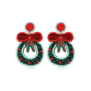 Meilleur Design Argent Citrouille Crâne Boucles D'oreilles Plaqué Or avec des Herbes Numéro Forme Diamant En Gros Accessoires De Noël Inde - Product Image 1