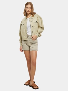 Chaqueta vaquera moderna de gran tamaño para mujer de algas marinas suaves de primera calidad personalizada con cierre de botones diseñada para mujer para la comodidad de todas las estaciones - Product Image 3