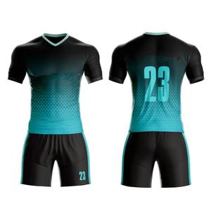 2023 Custom Sublimation Fußball trikots Kurzarm Sport mannschaft Tragen Sie Polyester von Stitch Player - Product Image 4