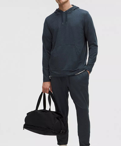 Clásico nuevo bolsillo frontal moda invierno prendas de vestir ajustable con capucha para hombres Premium pulóver elástico puño Sudadera con capucha - Product Image 3