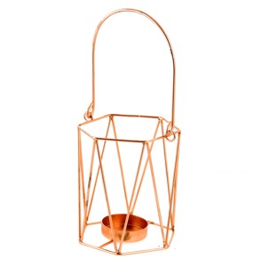 Élégant Porte-Bougie Unique en Métal Doré Minimaliste, Écologique et Fait Main, pour Tables à Manger et Intérieurs Domestiques, Pâques et Noël - Product Image 6