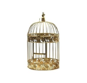 Cage à oiseaux élégante en métal faite à la main Cage à oiseaux décorative en fer suspendue durable pour jardin extérieur balcon utilisation intérieure - Product Image 2