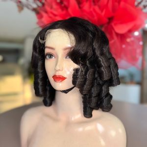 Raw Hair High Quality Ombre Bouncy <b>Wig</b> Front Closure <b>Wig</b> Light <b>Brown</b> 100% Vietnamese Human Hair - Product Image 3