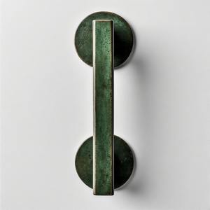 Poignée VaultLine Luxe Poignée de porte Majestic Aura Premium en noir mat et or pour portes en bois haut de gamme - Product Image 5