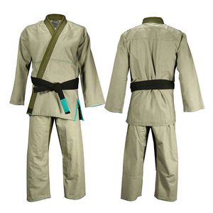 Uniforme de jiu-jitsu de algodón 100% para hombre, corte tradicional, para aprendizaje en dojo y entrenamiento de técnicas. - Product Image 1