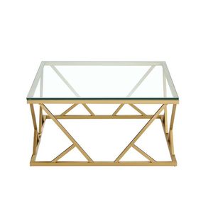 Tables gigognes modernes en or, plateau en métal, table basse, bureau, meubles de salon - Product Image 3