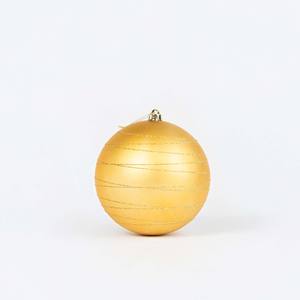 Adornos Navideños de Plástico Dorados para el Festival de Navidad, 2 Piezas, Bolas de 20 cm y Adornos para Árbol - Product Image 4