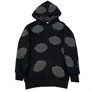 Sudaderas con capucha de calidad superior para hombres profesionales hechas en fábrica con impresión de soplo logotipo personalizado Sudadera con capucha de invierno - Product Image 3