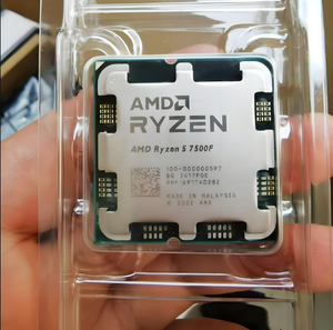 معالج AMD الجديد Ryzen 5 7500F بسرعة 3.7 جيجاهرتز، سداسي النواة بـ 12 مساراً، مع مقبس LGA 1718 ومبرد مكتبي، بتقنية 5 نانومتر - Product Image 4