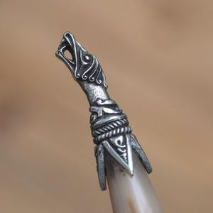 Natural Buffalo <b>Horn</b> <b>Drinking</b> <b>Horn</b> with Smooth Polished Surface - Product Image 3