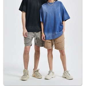 Camiseta Extra Grande para Hombre, 100% Algodón, Tejido Grueso, Lavado Ácido, Estilo Vintage, con Logotipo Personalizado y Diseño en Serigrafía - Product Image 3