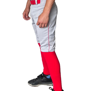 Pantalons de baseball pour jeunes en gros personnalisés, taille plus, vêtements de sport respirants, pantalon de baseball en polyester - Product Image 2