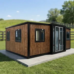 Maison <span class=keywords><strong>de</strong></span> retraite à une chambre - Maison préfabriquée à deux étages - Conception pliable en kit pour des frais <span class=keywords><strong>de</strong></span> transport réduits - Product Image 1