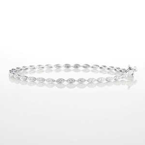 Brazalete de Tenis con Diamantes (Naturales) en Estilo Marquesa de Oro de 14K - Product Image 1