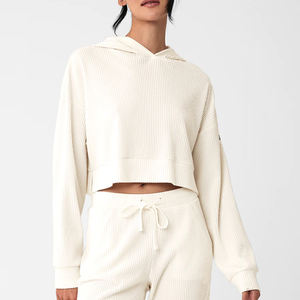 Nouveau design personnalisé, sweat à capuche long décontracté pour femmes, de haute qualité, avec badge, impression personnalisée, tissu polaire, coupe-vent, respirant - Product Image 1