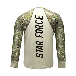 Sudadera con capucha y camisa de protección UV UPF 50 + para deportes al aire libre, venta al por mayor, ropa de pesca de secado rápido personalizada, manga larga - Product Image 6