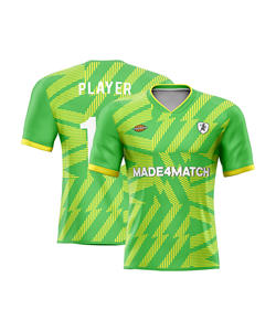 ชุดฟุตบอล Made4Match ฤดูกาลใหม่ พิมพ์ชื่อและหมายเลข เสื้อฟุตบอลลดราคาพิเศษ เสื้อฟุตบอลคลาสสิก - Product Image 1
