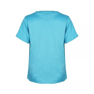 2025 été femmes hôpital gommages usine en gros uniformes de soins infirmiers médicaux tricoté infirmière ensemble chirurgical gommage équipement médecin - Product Image 3