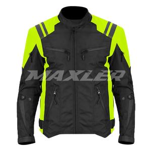 Veste courte en textile respirant pour homme, homologuée CE, légère, pour la moto, protection imperméable, coupe-vent - Product Image 1