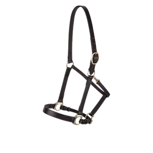 2025 meilleure vente Premium en cuir indien équestre cheval Dressage licou haut Premium plaine cheval licou à bas prix de gros - Product Image 3