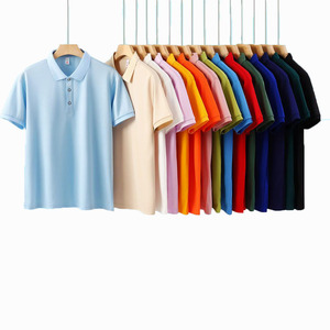 Vente en gros de polo de golf de haute qualité pour hommes logo personnalisé t-shirt en coton de soie de glace vierge vêtements de polo de golf chemises imprimées polo - Product Image 2